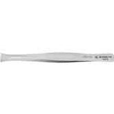 Excelta 35A-SA Stainless Steel Anti-magnetic Tweezer with Broad Tip, 4-3/4"