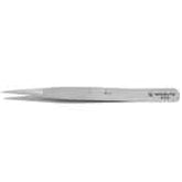 Excelta 40-S Stainless Steel Anti-magnatic Straight Tweezers, 4.5"