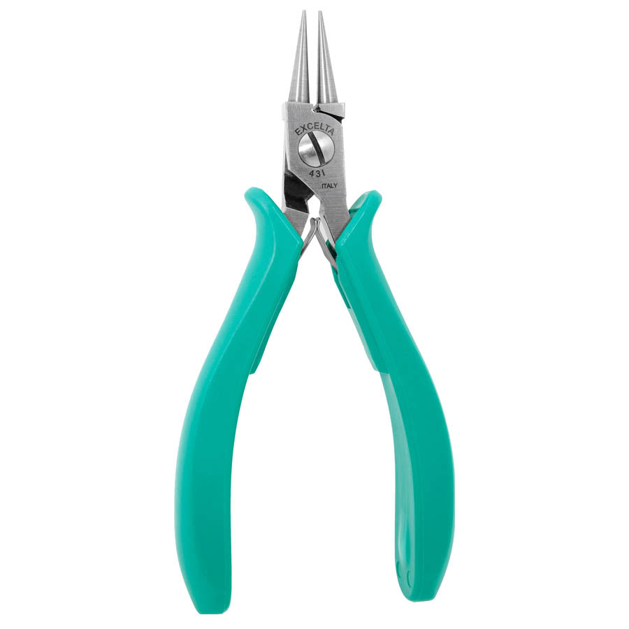 Excelta 43I ESD-Safe Ultra-Fine Needle Nose Pliers with Smooth Jaws, 4-1/2"