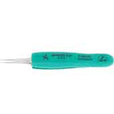 Excelta 5-SA-ET Neverust Ergo-Tweez Cushion Grip Tweezers With Very Fine Tips, 3 Star, 4.75"