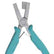 Excelta 500-210-US Carbon Steel Multi-Lead LED Forming Plier, 4.75"