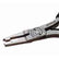 Excelta 500-89-US Carbon Steel Dog Leg Forming Plier, 5.5"