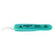 Excelta 7-SA-ET Neverust ESD-Safe Ergo-Tweez Cushion Grip Tweezers With Curved Very Fine Tips, 3 Star, 5"