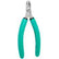 Excelta 7142E ESD-Safe Round Head Flush Cutters with Cushion Grip Handles, 5-3/4"