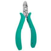 Excelta 7210E ESD-Safe Round Relieved Head Semi-Flush Cutter with Cushion Grip Handle