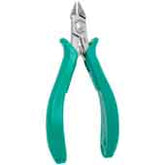 Excelta 7243E Tapered Head Semi-Flush Cutters with Ergonomic Grip Handles