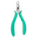 Excelta 7272E ESD-Safe Relieved Jaw Angulated Maximum Flush Cutter With Ergonomic Grip, 5-1/4"