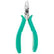 Excelta 7282E ESD-Safe Ergonomic Angled Head Maximum Flush Cutter For Soft Wire, 5 Star, 4-3/4"