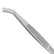 Excelta 815B-SA-SE Stainless Anti-Magnetic Tweezer Bent Round Tip