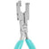 Excelta 900-100 ESD-Safe Straight Roller Pin Insertion Pliers & Cushion Grips, 6.5"