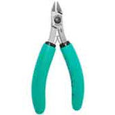 Excelta 9241E Medium Oval Head Maximum Flush Cutter with Cushion Grip Handle, 4.5"