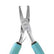 Excelta 930E-1 Stainless Steel Forming Pliers with Shear Cutter, Cut Leads at 0.06" Bends