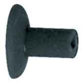 Excelta CB-14 Buna-N Static Dissipative Vacuum Cup, 1/4"