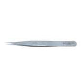 Excelta M-3-S Stainless Steel Tweezers with Straight Fine Tips 3 Star 2-3/4"