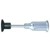 Excelta PVS-CB-14 Black Buna-N Static Safe Tip Straight 1/4"