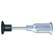 Excelta PVS-CB-14 Black Buna-N Static Safe Tip Straight 1/4"