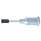 Excelta PVS-CB-332 ESD-Safe Straight Black Buna-N Vacuum Pickup Tip, .10"