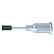 Excelta PVS-CB-332 ESD-Safe Straight Black Buna-N Vacuum Pickup Tip, .10"