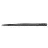 Excelta SS-S Style Swiss Tweezer With Straight Fine Point Tip, 5.5"