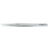 Excelta SS-SA-PI Stainless Steel Anti-Magnetic Tweezer with Long Straight Tip, 5-1/2"