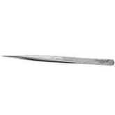 Excelta SS-SA Stainless Steel Anti-Magnetic Tweezers with Long Straight Tips, 3 Star, 5-1/2"