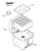 HAKKO FA430-16 Fume Extraction System w/o Duct Kit