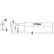 Hexacon HT356X Turned-Down Semi-Chisel Soldering Tip, 1/4"