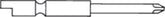 ASG 64411 Phillips Head Drive Bit,  4.0MM #00 x 40MM