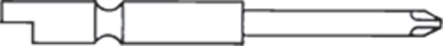 ASG 64411 Phillips Head Drive Bit,  4.0MM #00 x 40MM