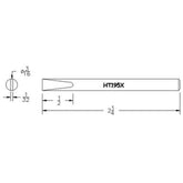 Hexacon HT195X Full Chisel Soldering Tip, 3/16"