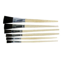 Gordon 0689-00050 Chemical Resistant Ox Hair Flat Brush, 1/2”