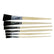 Gordon 0689-00050 Chemical Resistant Ox Hair Flat Brush, 1/2”