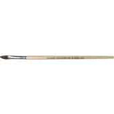 Gordon Brush 0790-00025 Artist Brush,Flat, Anti-Static, Camel/Wood, Size 1/4"