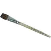 Gordon Brush 0790-00050 Artist Brush, Flat, Anti-Static, Camel/Wood, Sz:1/2"Trim: 5/8", OAL 7-3/8",ESD,790 Series
