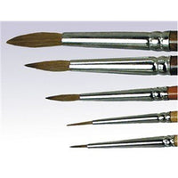 Gordon Brush 0906-04000 Pure Red Sable Round Artist Brush