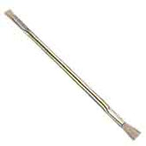 Gordon Brush 1005CK Double Ended Brush with 1/4" & 1/2" Hog Hair Bristles & a Stainless Steel Handle