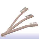 Gordon Brush 11BP-003 Brass/Plywood Scratch Brush, 1x10 .003