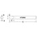 Hexacon HT399X Semi-Chisel Soldering Tip, 1/4"