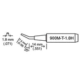 Hakko 900M-T-1.8H 900M Replacement Bent Chisel Soldering Tip