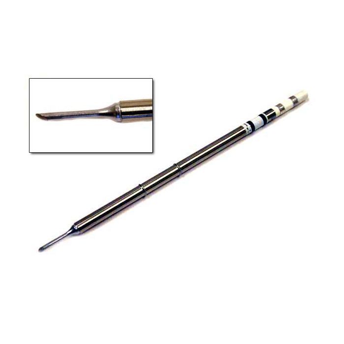 Hakko T15-CF2 60° T15 Series Tinned Bevel Face Soldering Tip, Ø 2mm