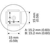 Hakko A1126B QFP Hot Air Nozzle, 15.2 x 15.2mm
