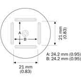 Hakko A1182B BQFP Hot Air Nozzle, 24mm X 24mm