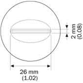 Hakko A1191 SIP Hot Air Nozzle, 25.5mm x 1mm