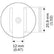 Hakko A1214B SOJ Hot Air Nozzle