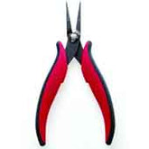 HAKKO PN-2005 Pointed Long Nose Pliers with Serrated Jaws, 32mm Long Jaw