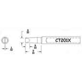 Hexacon CT201X Full Chisel Soldering Tips, 5/32"
