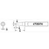 Hexacon CT207X Conical Chisel Soldering Tips, 1/16"