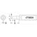 Hexacon CT302X 1/8" Full Semi Chisel Conical Soldering Tip