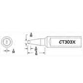 Hexacon CT303X 3/32" Semi Chisel Soldering Tip