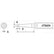 Hexacon CT312X Semi Chisel Solder Tip, 3/32"